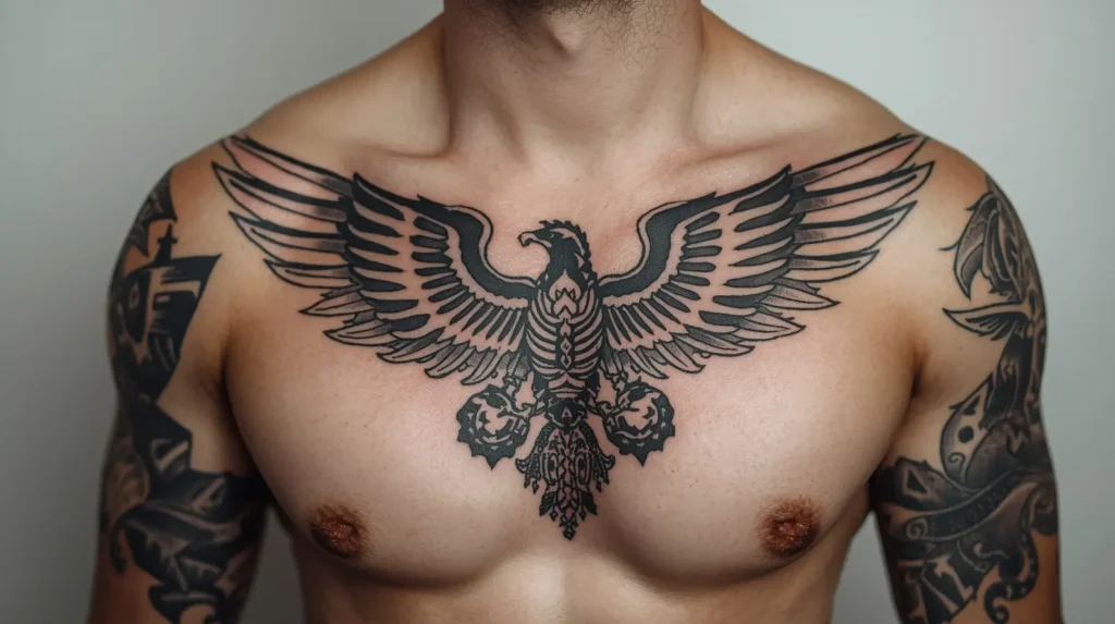  Men’s Chest Tattoo