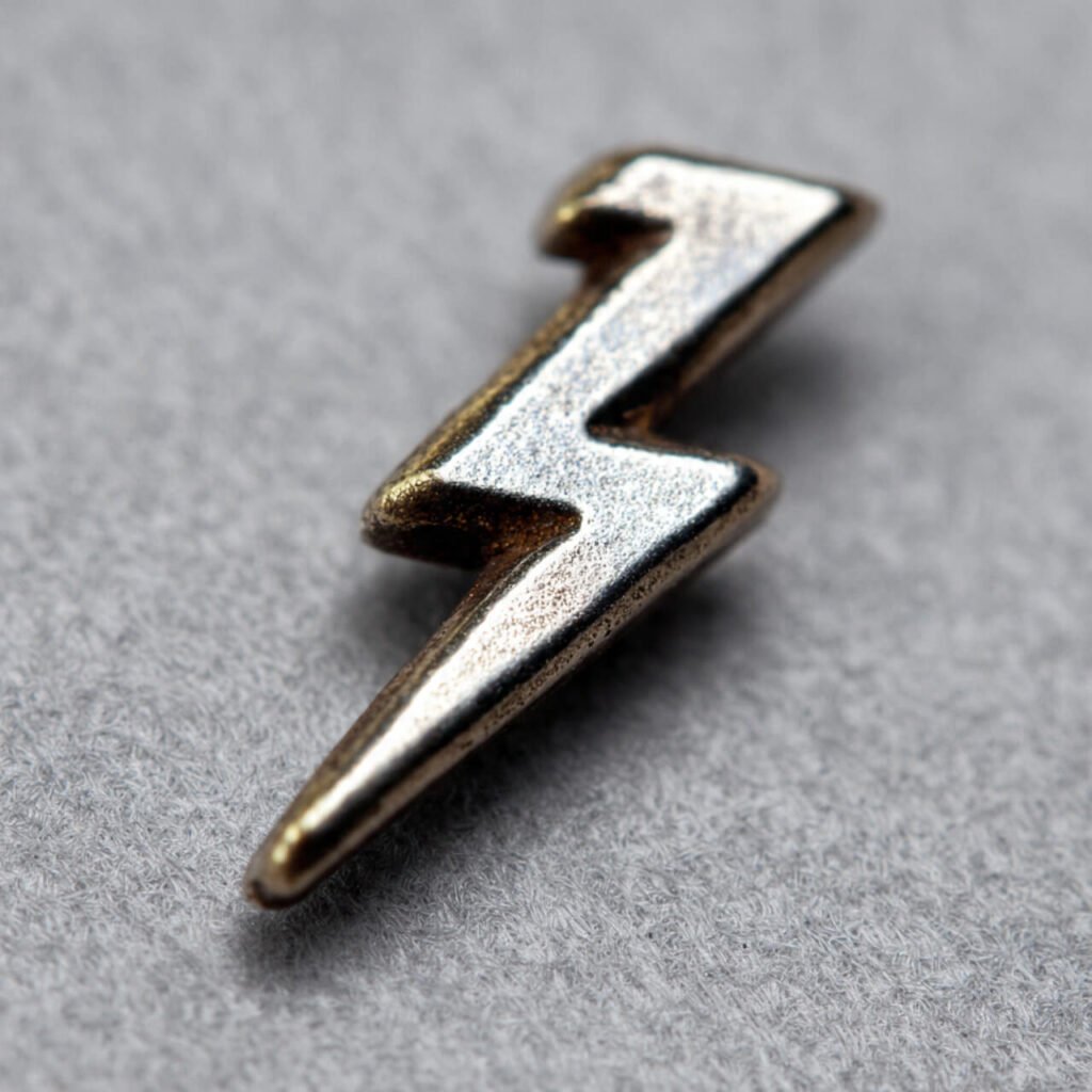Micro Lightning Bolt tattoo