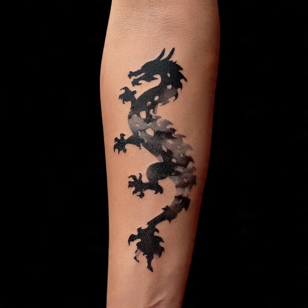 Mythological Creature Silhouette tattoo