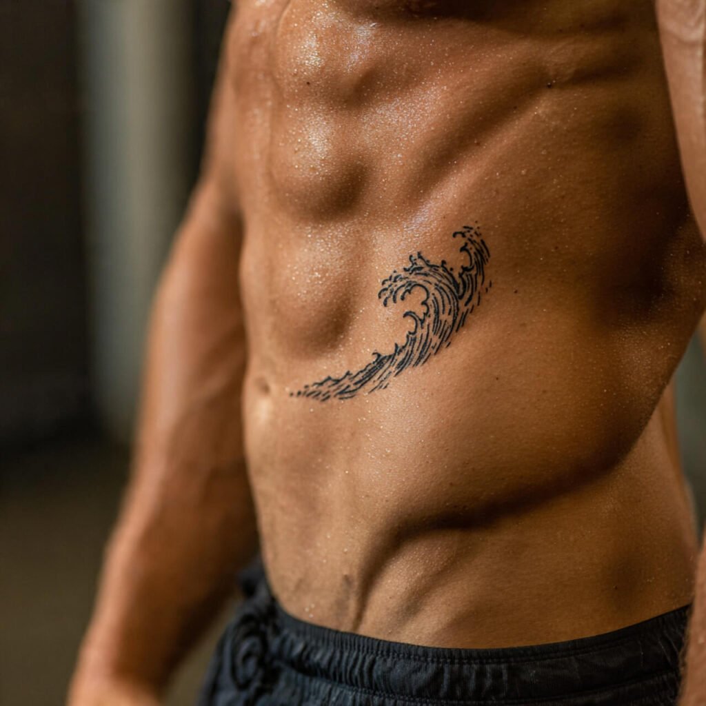 Tiny Wave tattoo