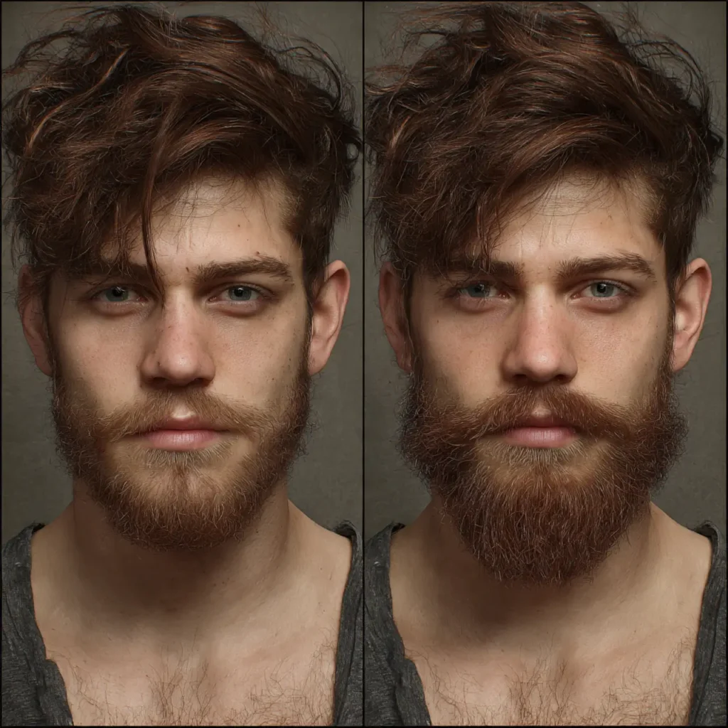Full Fade & Chin Strap beard