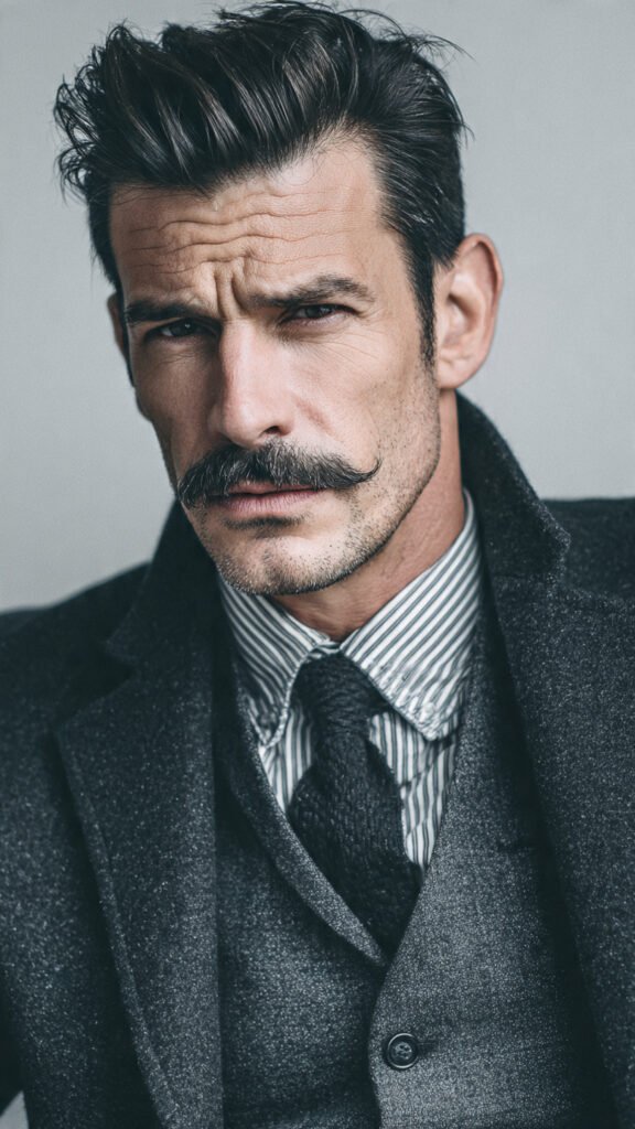 Mustache + Clean Jaw Combo