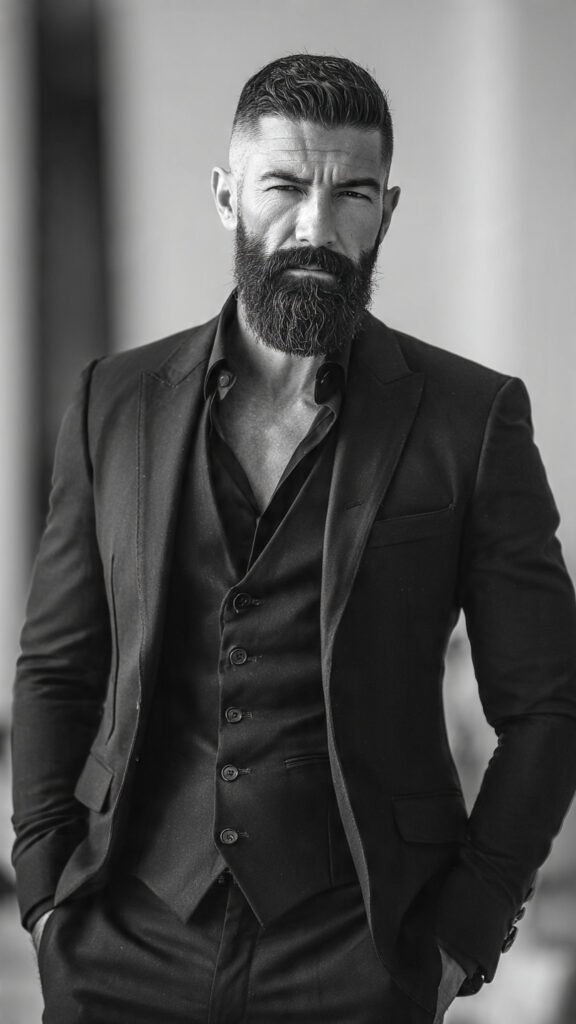 Ultra-Defined Beard Fade