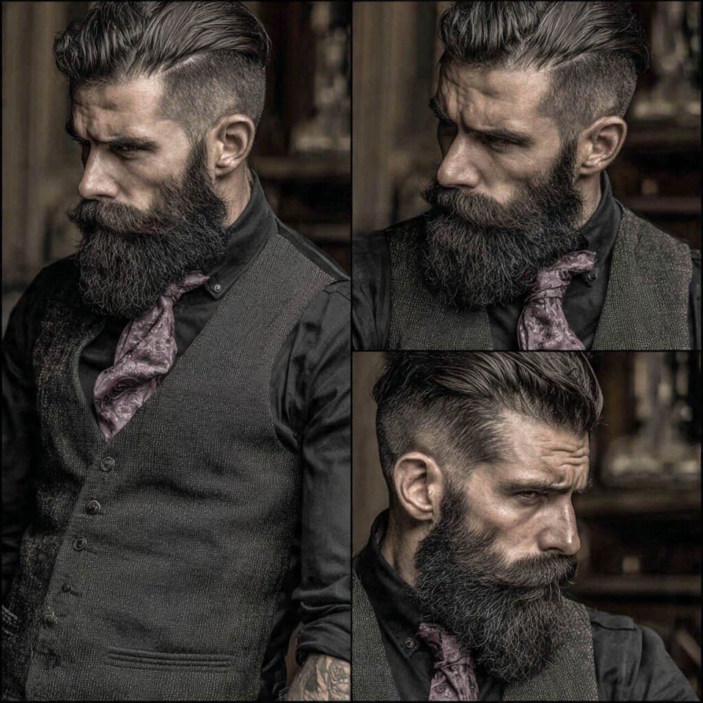Extended Goatee beard style