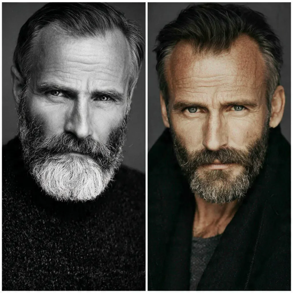 Salt-and-Pepper Beard