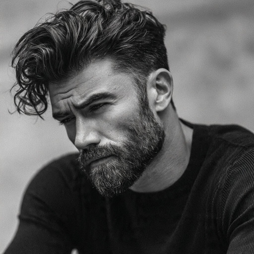 Thick, Rounded Beard