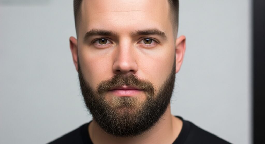Rounded boxed beard soft