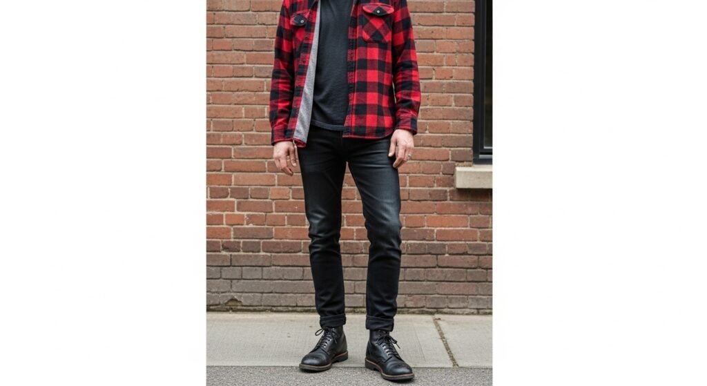 Rugged casual depth