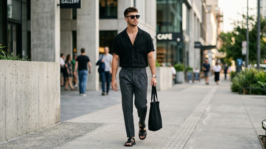 Minimal Black Summer Fit