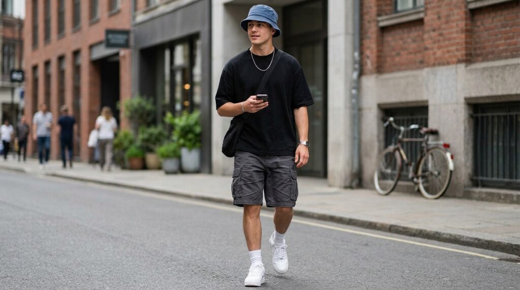 Blue Bucket Hat Fashion