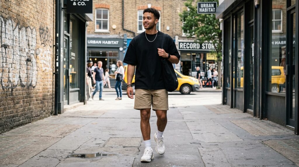Street Khaki Shorts