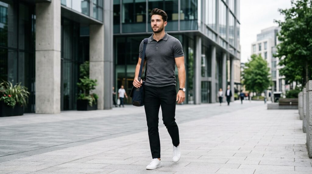 Modern monochrome workwear