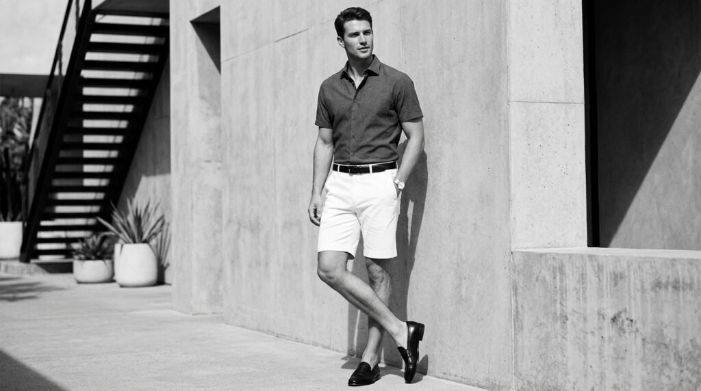 Editorial Black and White Summer Fit