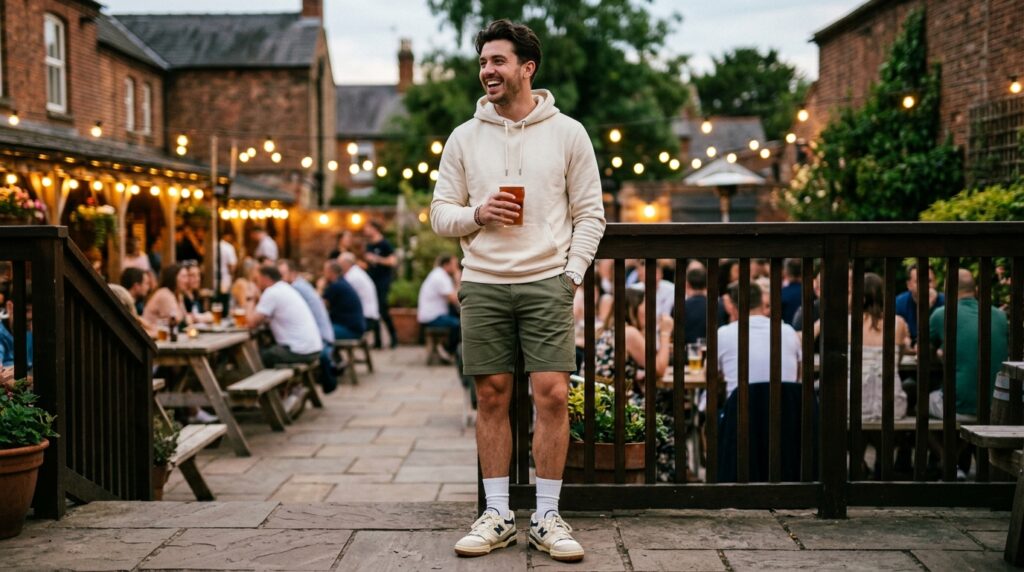 Relaxed weekend night outfit