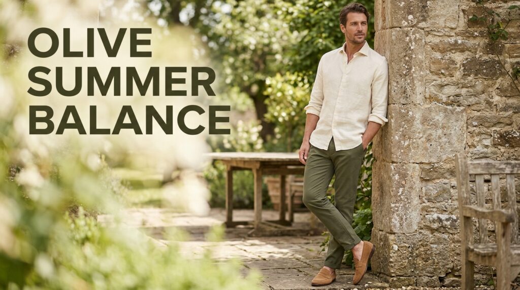 Bold Anchor Text: Olive Summer Balance