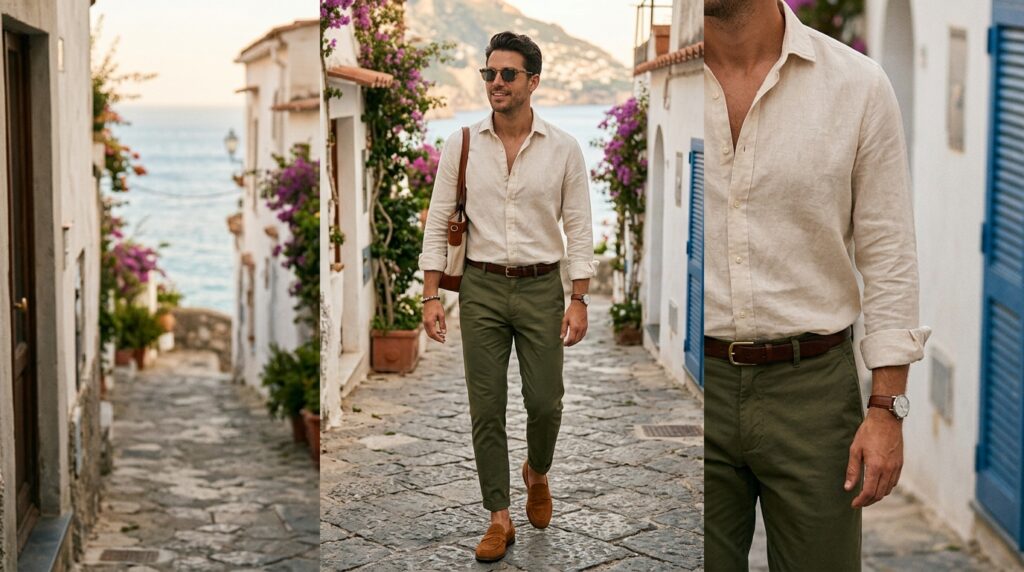 Olive Summer Smart Casual