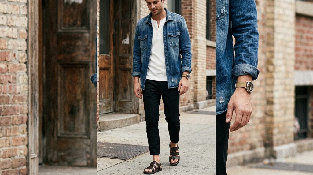 Layered Casual Sandals