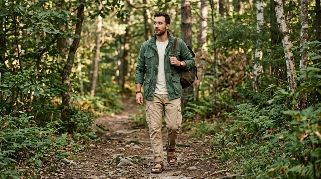 Rugged Sandals Outfit