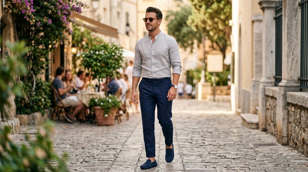 Minimal semi-formal summer look