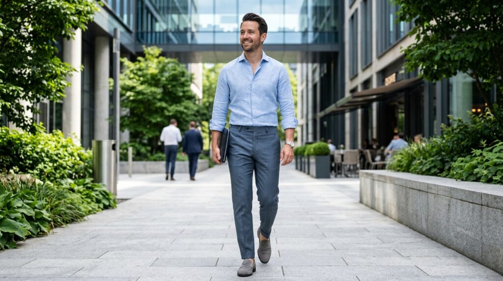 Resort-inspired office style