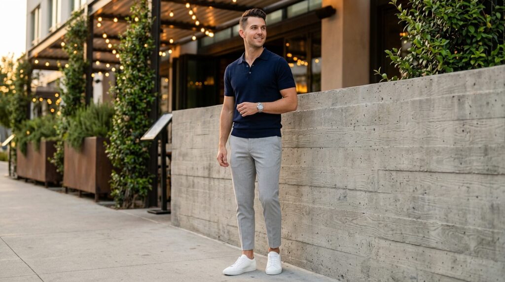 Smart casual summer outfit