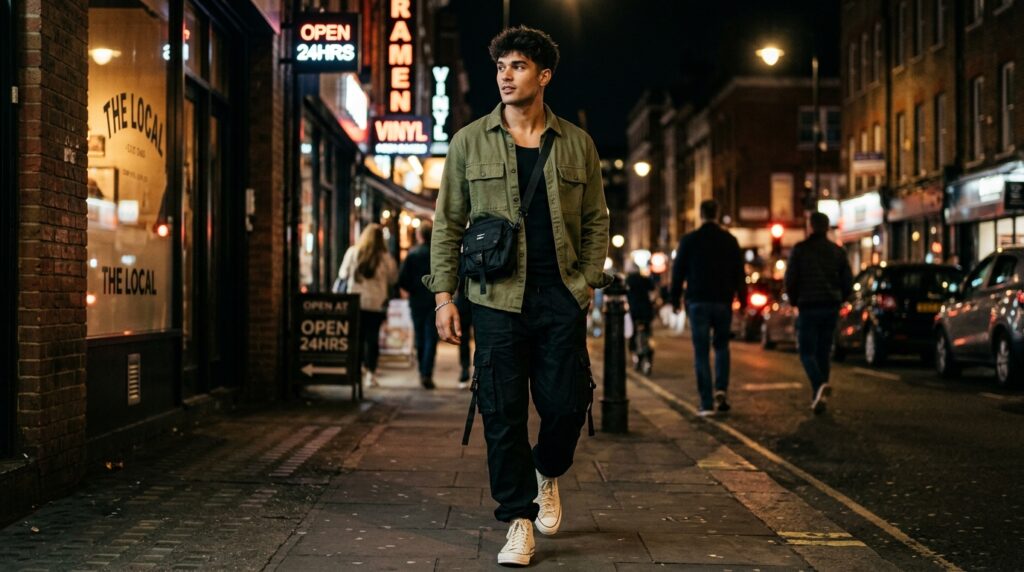 Streetwear night outfit