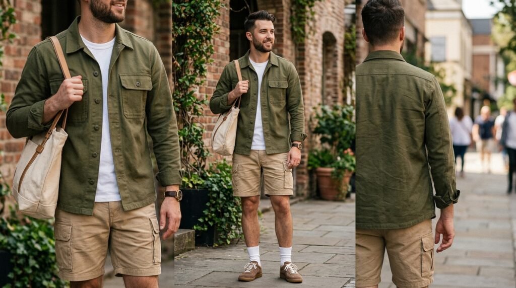 Workwear Shorts Look
