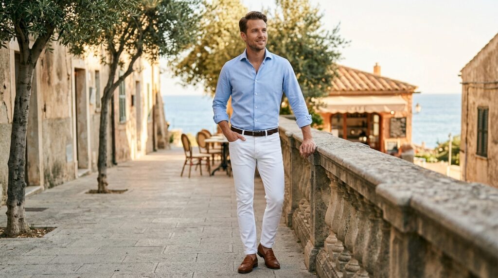 Clean Smart Casual Contrast