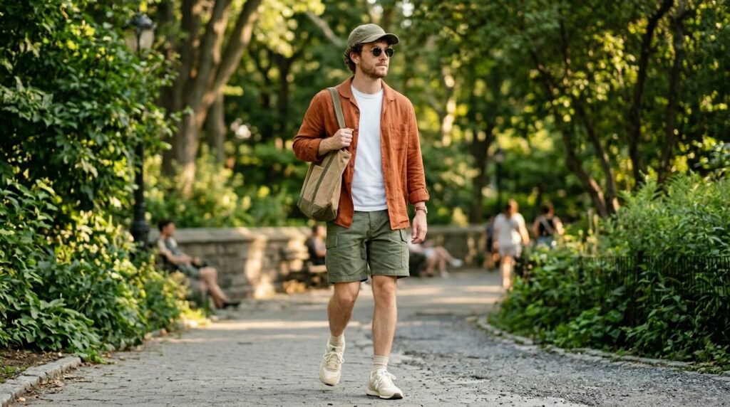 Earth Tone Layered Fit