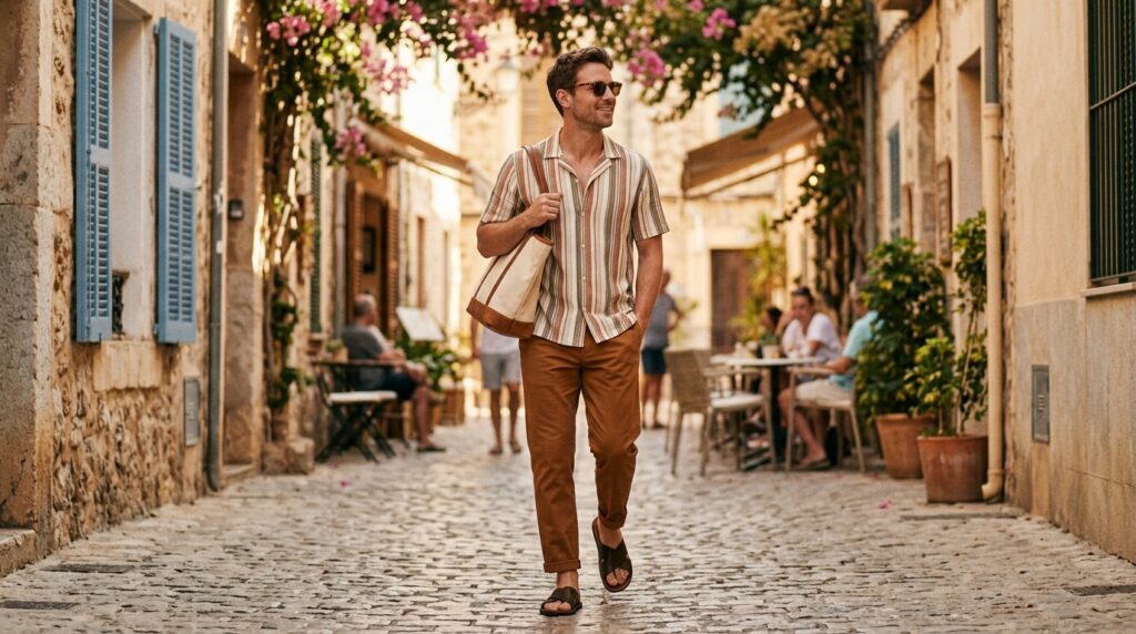 vacation chino look