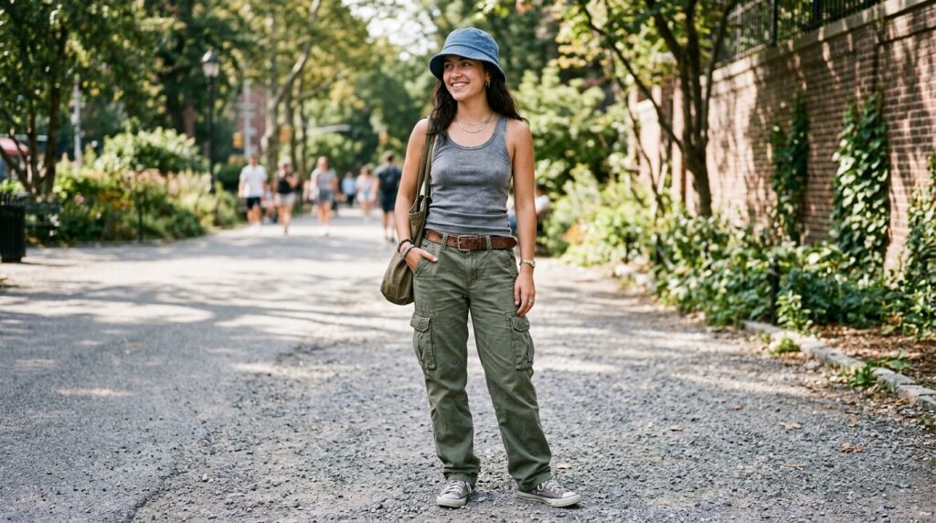 Cheap Blue Casual Bucket Hat