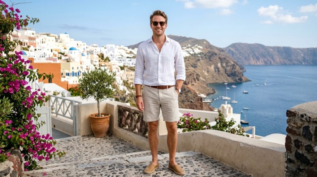 White Linen Summer Fit