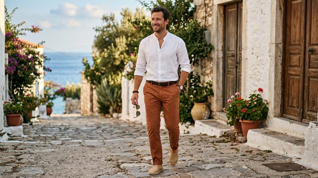 Warm tone summer outfit