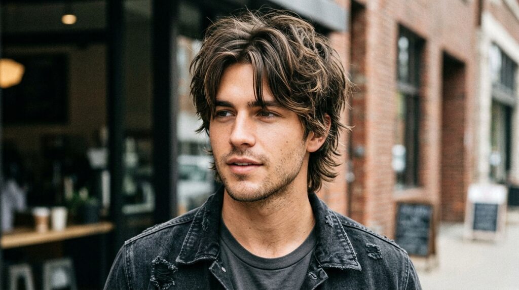 Modern Wolf Middle Part