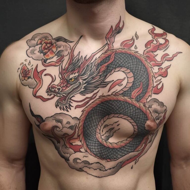 Neo-Japanese Dragon tattoo