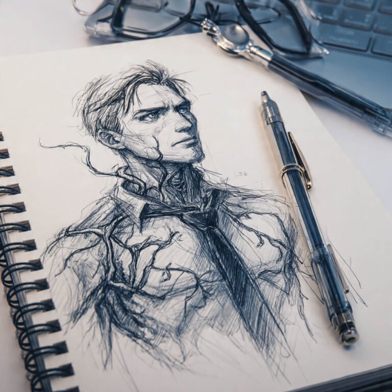 Anatomical Sketch tattoo