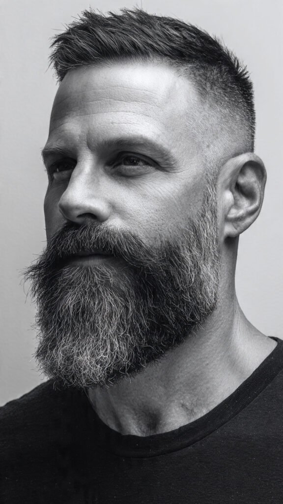 Blunt Beard with Sharp Lines