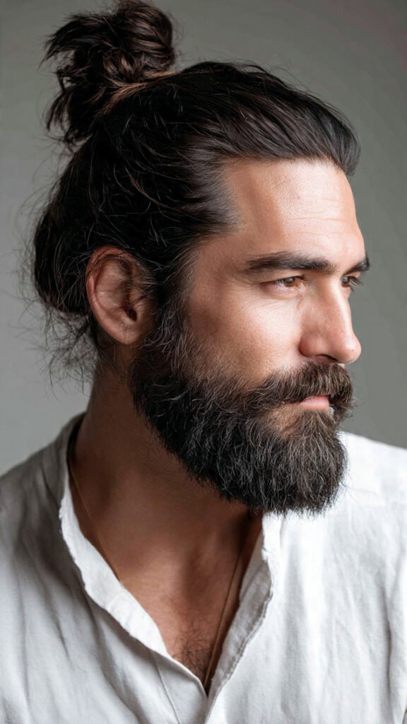 Full Beard with Tapered Sides