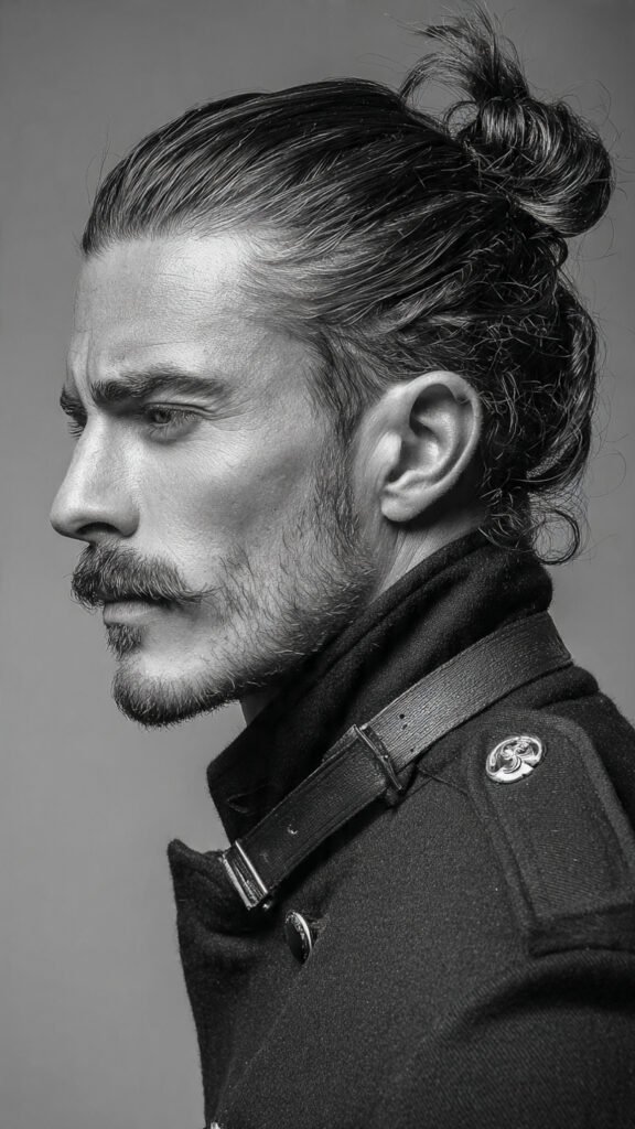 Chin Strap with Mustache