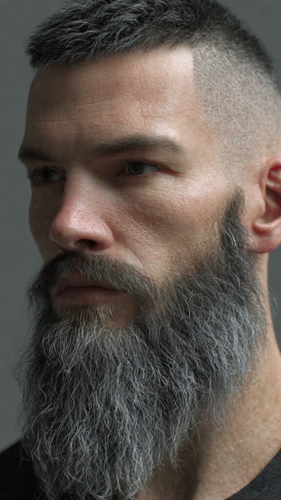Faded Beard with Long Chin