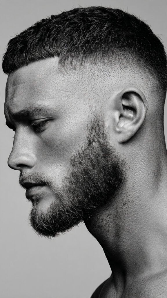 Razor Fade with Razor-Sharp Beard