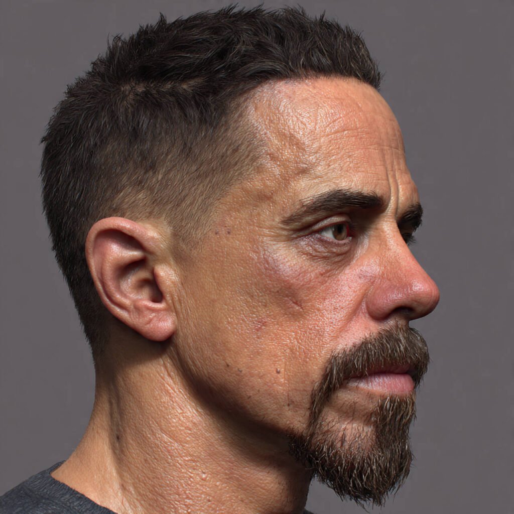 Sculpted Goatee beard