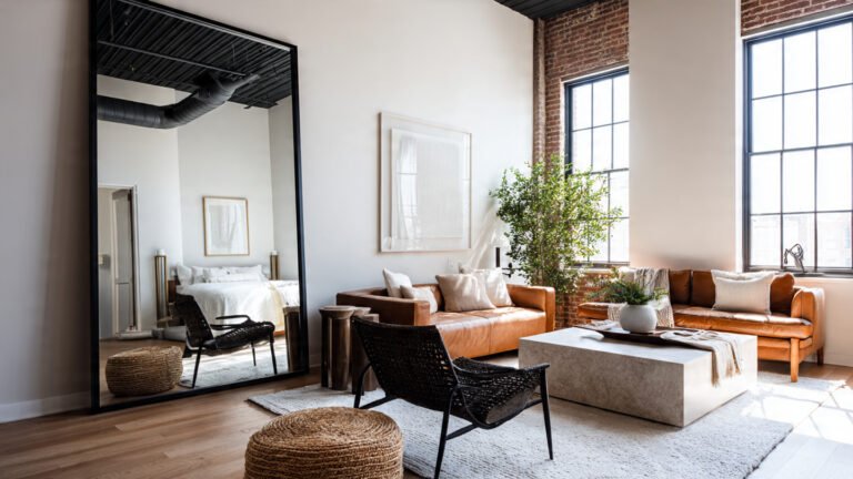 Oversized Mirrors to Expand the Space