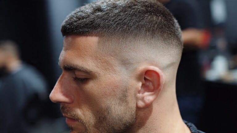 4 Guard Buzz Cut With Taper Fade