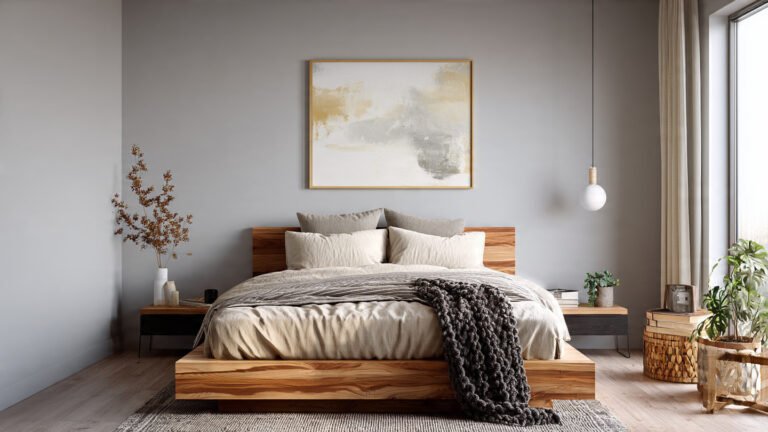 A Minimal Yet Powerful Bedroom Setup