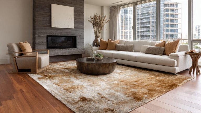 A Rug That Anchors the Room