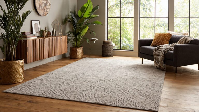 A Rug That Grounds the Room