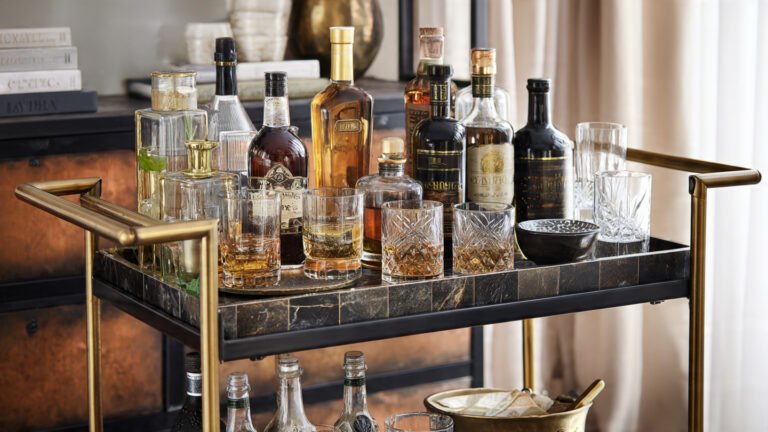 A Well-Stocked Bar Cart
