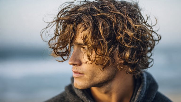 Curly Surfer Haircut