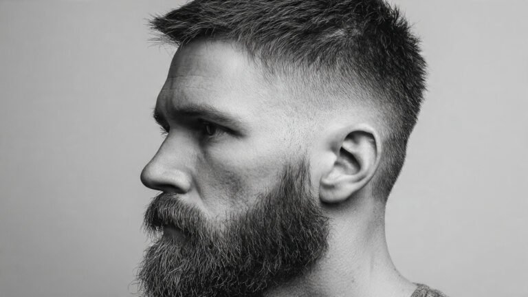 Defined Beard Fade